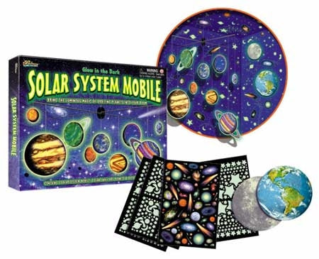 Glow in the Dark Solar System Mobile