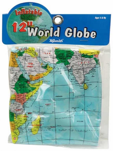 Inflatable 12 inch Earth Globe
