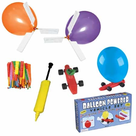 Balloon Powered Vehicle Set