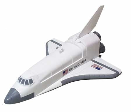 Orbiting Flight Action Space Shuttle
