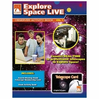 SLOOH TELESCOPE CARD WITH WORKBOOK