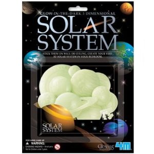 Glowing 3d Solar System