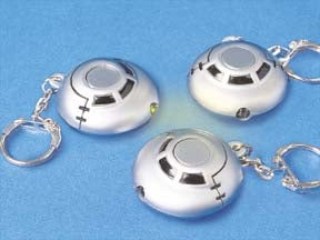 Light Up Space Ship Keychains