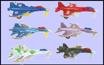 6 Pull back airplanes